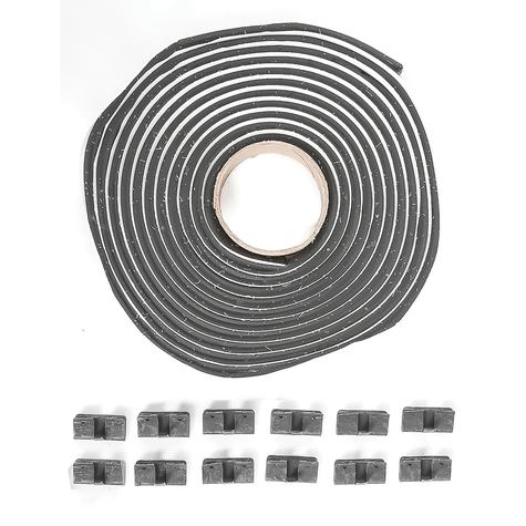 1987-93 Ford Mustang Except GT & Cobra; Tail Lamp Lens Retainer Clips; 12 Pieces; Complete Set