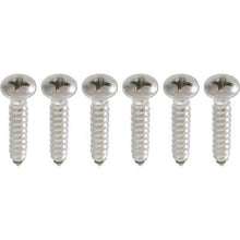 1979-82 Ford Mustang; 1979-86 Mercury Capri; Screw; Headlamp Door; 6 Pieces; Stainless Steel