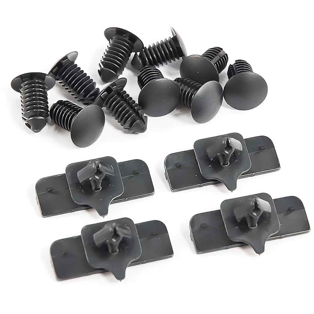 HK940 - 1999-04 Ford Mustang; Rocker Molding Retainer Clip; 14 Pieces