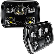 Oracle Lighting; 5"x7" High Powered LED Headlight; Black Bezel