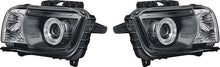 2010-13 Chevy Camaro Dual Halo Projector Headlights - Black