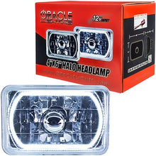 Oracle Lighting; 4x6-Inch H4 Sealed Beam Headlamp with White SMD Halo