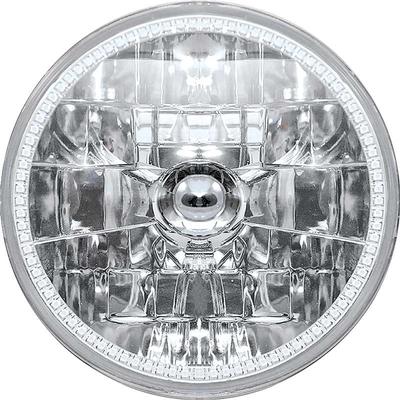 7" Oracle; H4 Sealed Beam Headlamp with White SMD Halo