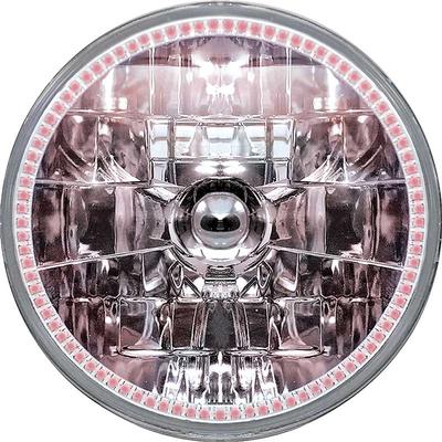 7" Oracle&trade; H4 Sealed Beam Headlamp with Red SMD Halo