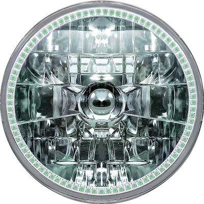 7" Oracle&trade; H4 Sealed Beam Headlamp with Green SMD Halo