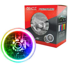 7" Oracle; H4 Sealed Beam Headlamp with Color Shift Halo