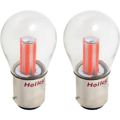 Holley RetroBright Multi-Purpose LED Bulbs; 1157; Red