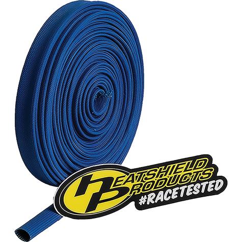 Heatshield Products; HP Color Sleeve Ignition Spark Plug Wire Loom; 5/16 ID x 25 Foot Roll; Blue