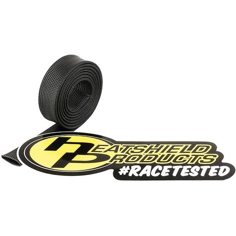 Heatshield Products; Hot Rod Sleeve Expandable Heat Shield Loom; 1/4" ID x 2 Foot Roll