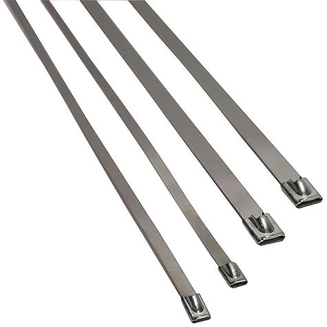Heatshield Products; Thermal-Tie Stainless Steel Locking Ties; 5/16 W X 8 Long; Pack of 50