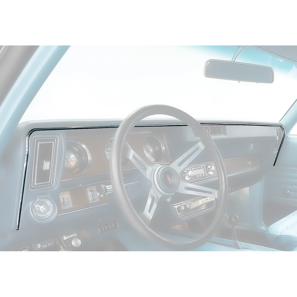 IN3418T - 1970-72 Oldsmobile Cutlass, 442; Dash Bead Molding; With Clips