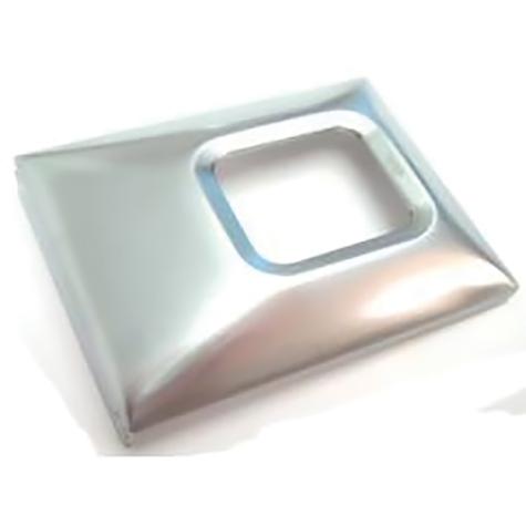 1969-72 Camaro, Impala, Nova, Cutlass,  GTO; Seat Belt Buckle Cover; Deluxe; Brushed; Large; Each