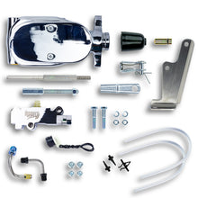 The Right Stuff Chrome 1" Bore Master Cylinder 4 port GM Truck style Valve Combo, Disc/Disc - (J5642)
