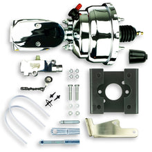 The Right Stuff 63-66 GM &amp; GMC C/K Truck, 8" Chrome Booster Master Combination Kit Disc/Disc - (J86310572)