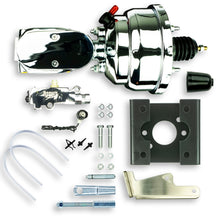 The Right Stuff 63-66 GM &amp; GMC C/K Truck, 8" Chrome Booster Master Combination Kit Disc/Drum - (J86310971)