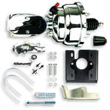 The Right Stuff 67-72 GM &amp; GMC C/K Truck, 8" Chrome Booster Master Combination Kit Disc/Drum - (J86810971)