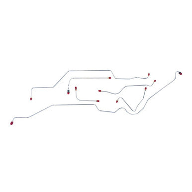 The Right Stuff 69 Rambler Power Disc Pre-Bent OE Steel Front Brake Line Kit - (JKT6901)