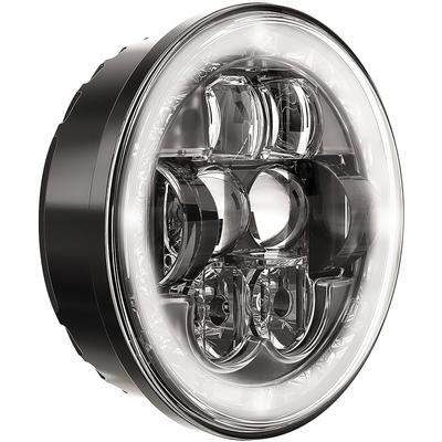 JW Speaker; Model 8630 Evolution; LED Projector Headlight; High/Low Beam w/ DRL; 5.75" Round