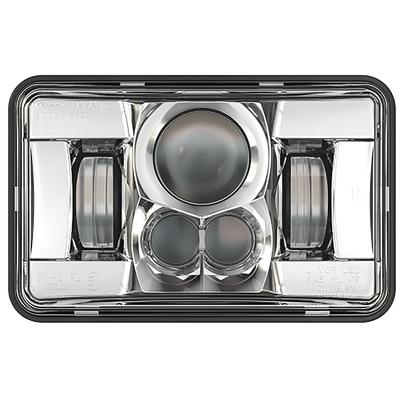 JW Speaker; Model 8800 EVO 2; LED Projector Headlight; Low Beam; 4x6 Inch Rectangle; Chrome/Bezel