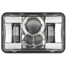 JW Speaker; Model 8800 EVO 2; LED Projector Headlight; Low Beam; 4x6 Inch Rectangle; Chrome/Bezel