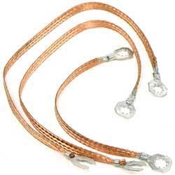 1967-68 Camaro; Ground Strap Set; 3 Piece Set