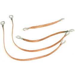 1969 Camaro; Ground Strap Set; 3 Piece Set