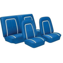 1967 Camaro; Bucket Seats & Rear Seat Upholstery; Deluxe Interior; Coupe; Bright Blue
