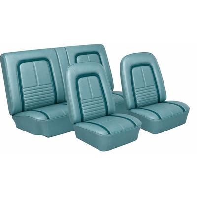 1967 Camaro; Bucket Seats & Rear Seat Upholstery; Deluxe Interior; Coupe; Turquoise