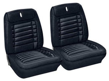 1968 Camaro; Front Buckets & Rear Seat Upholstery; Deluxe; Coupe; w/Fold Down Rear Seat; Black