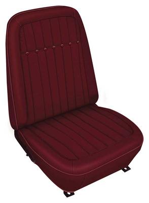 1969 Camaro; Front Buckets and Rear Seat; Deluxe Comfortweave; Coupe; Red