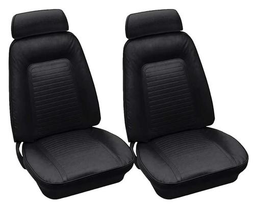 1969 Camaro Coupe Black Leather Standard Full Set Upholstery
