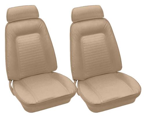 1969 Camaro Convertible Saddle Leather Standard Full Set Upholstery