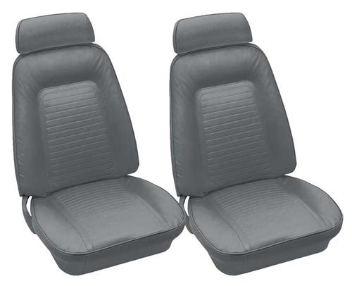 1969 Camaro Convertible Light Gray Leather Standard Full Set Upholstery