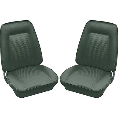 1969 Camaro Coupe / Convertible Dark Green Standard Front Only Bucket Seat Upholstery