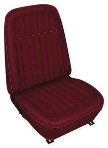 1969 Camaro Coupe / Convertible Red Deluxe Comfortweave Front Only Upholstery
