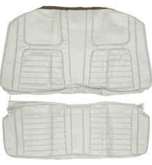 1968 Camaro Coupe; Deluxe Rear Seat Upholstery; Pearl Parchment