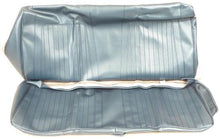 1968 Camaro Convertible Standard; Rear Upholstery Set; Medium Blue