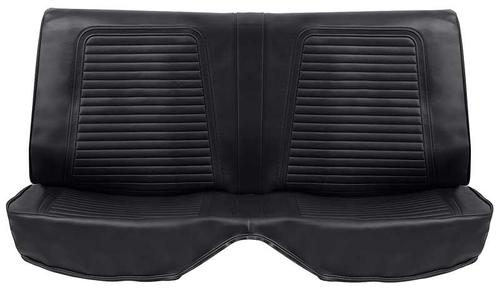1969 Chevrolet Camaro; Coupe; Standard Rear Bench Upholstery; Black
