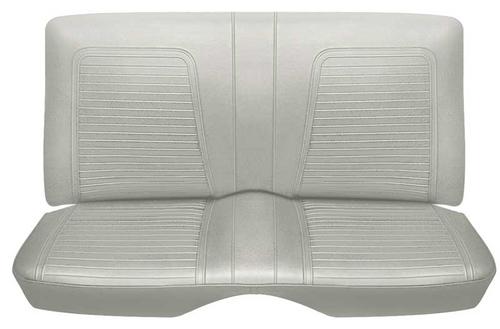 1969 Camaro Coupe; Standard Rear Upholstery Set; White