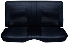 1969 Camaro Coupe; Standard Rear Upholstery Set; Dark Blue