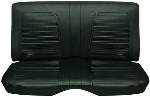 1969 Camaro Coupe; Standard Rear Upholstery Set; Medium Green
