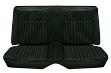 1969 Camaro Coupe; Deluxe Rear Upholstery Set; Dark Green
