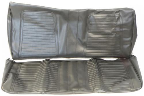 1969 Camaro Convertible; Standard Rear Upholstery Set; Black