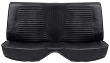 1969 Camaro; Standard Fold-down Rear Seat Upholstery Set; Black