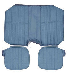 1979 Camaro Standard Interior Rear Seat Upholstery; Blue Sierra Grain Vinyl