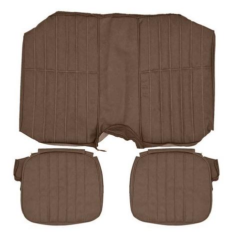 1980 Camaro Standard Interior Rear Seat Upholstery; Camel Sierra Grain Vinyl