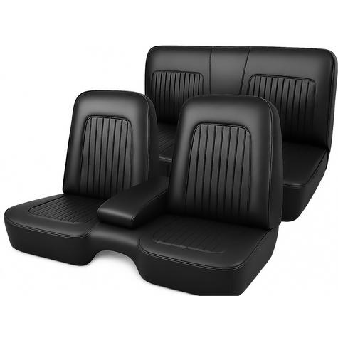 1967 Camaro; Standard Front Bench and Rear Seat Upholstery Set; Coupe; Black