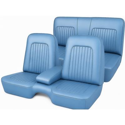 1967 Camaro; Standard Front Bench & Rear Seat Upholstery Set; Coupe; Light Blue