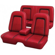 1967 Camaro; Complete Deluxe Interior Front Bench & Rear Seat Upholstery; Coupe; Red