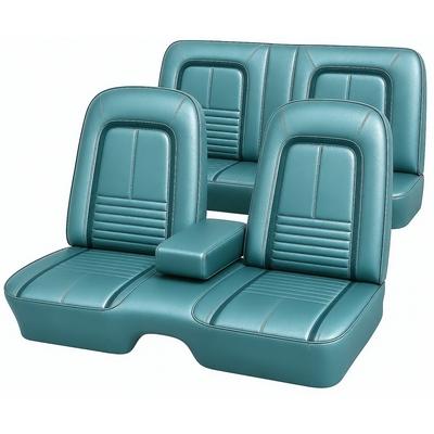 1967 Camaro; Complete Deluxe Interior Front Bench & Rear Seat Upholstery; Coupe; Turquoise